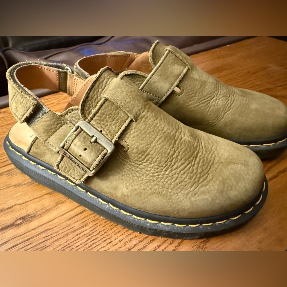 Dr. Martens Jorge II Leather Slingback Mules - Unisex - Men 6 / Women 8